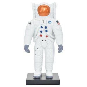 Adam & Friends Home Decor Moon-Man Sculpture | 1-Piece | Red, White & Blue